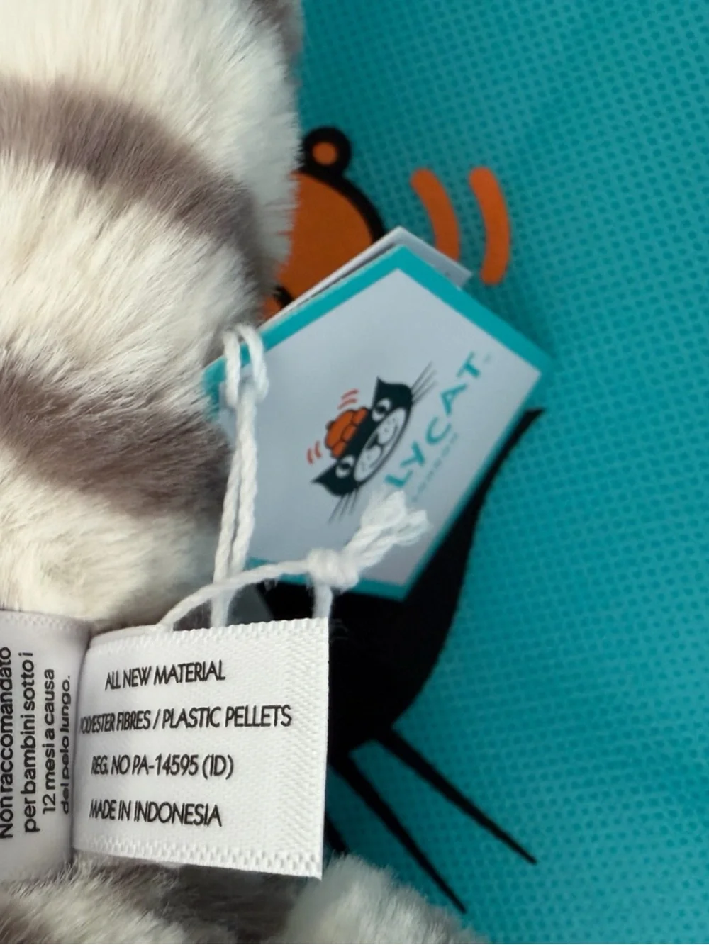 Jellycat SACHA SNOW TIGER - Little 11